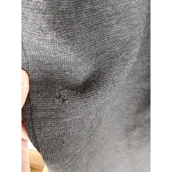 Lauren Ralph Lauren Women's Gray Merino Wool Crest Cardigan  Sweater Blazer XL - Picture 12 of 16